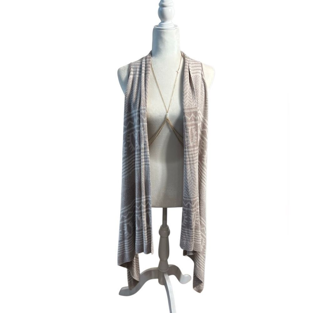 Como Vintage Vest scarf combo with a Western Aztec design Size Large